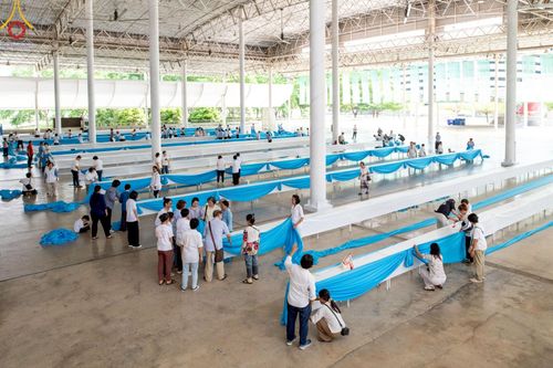 ภาพ No.218593:วันพฤหัสบดีที่ 17 เมษายน พ.ศ. 2568 การเตรียมงานในลานธรรม , สภาธรรมกายสากล , วิหารคด  เพื่องานวันคุ้มครองโลก 22 เมษายน พ.ศ. 2568