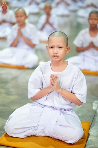 ภาพ No.133647:นาคธรรมทายาทปฏิบัติธรรมก่อนบวช ในโครงการบรรพชาสามเณร ฟื้นฟูพระพุทธศาสนาทั่วไทย ศูนย์อบรมวัดพระธรรมกาย วันที่ 3 เมษายน พ.ศ. 2567