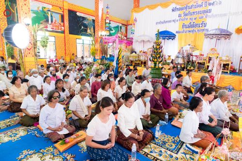 พิธีทอดกฐินสามัคคีทั่วไทย 5,000 วัด  ณ วัดกันทรอมอุดม อ.ขุนหาญ จ.ศรีสะเกษ วันที่ 26 พฤศจิกายน พ.ศ. 2566