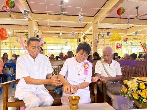 ภาพ No.168528:พิธีทอดกฐิน ณ วัดไม้ตราสมาชิการาม อ.บางไทร จ.พระนครศรีอยุธยา ในโครงการกฐินสามัคคีทั่วไทย 30,000 วัด บูชาธรรม 80 ปี หลวงพ่อธัมมชโย โดยคณะศิษยานุศิษย์วัดพระธรรมกาย วันที่ 20 ตุลาคม พ.ศ. 2567