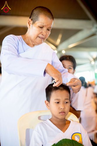 ภาพ No.214254:วันอาทิตย์ที่ 30 มีนาคม พ.ศ. 2568  พิธีปลงผมสามเณรฟื้นฟูทั่วไทย ณ มหารัตนวิหารคด คอร์ 22 วัดพระธรรมกาย จ.ปทุมธานี