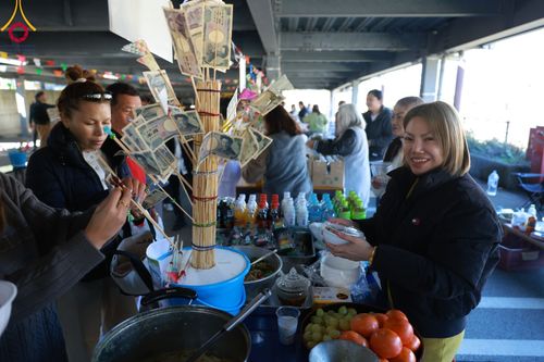 ภาพ No.95441:พิธีทอดกฐินบรมจักรพรรดิสร้างทุกสิ่ง วัดพระธรรมกายยามานาชิ ประเทศญี่ปุ่น วันอาทิตย์ที่ 19 พฤศจิกายน พ.ศ. 2566