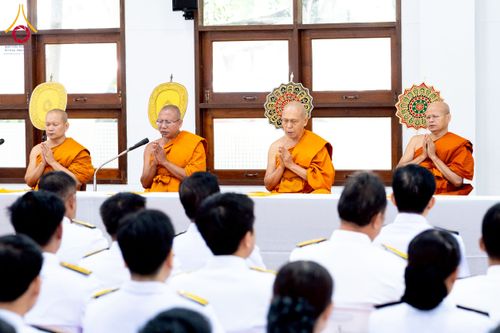ภาพ No.237610:พิธีเจริญพระพุทธมนต์ ปฏิบัติธรรมเจริญสมาธิภาวนา และทำบุญตักบาตร ถวายพระราชกุศล เนื่องในโอกาสวันเฉลิมพระชนมพรรษา สมเด็จพระนางเจ้าสิริกิติ์ พระบรมราชินีนาถ พระบรมราชชนนีพันปีหลวง วันอังคารที่ 12 สิงหาคม พ.ศ. 2568  ณ อาคารปลูกศรัทธา 2 วัดพระธรรมกาย 
