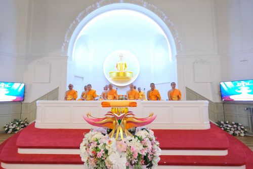 ภาพ No.92648:พิธีทอดกฐินวัดพระธรรมกายนอร์ธสวีเดน เพื่อปฏิสังขรณ์ ซ่อมแซมประตูและหน้าต่าง วันเสาร์ที่ 4 พฤศจิกายน พ.ศ. 2566 ณ เมือง แยฟเล่ ประเทศสวีเดน