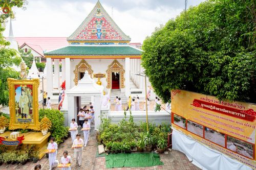 ภาพ No.234958:วันเสาร์ที่ 26 กรกฎาคม พ.ศ. 2568 พิธีทอดผ้าป่าบูรณปฏิสังขรณ์ วัดสามพระยาวรวิหาร ณ ศาลาอบรมสงฆ์ วัดสามพระยาวรวิหาร เขตพระนคร กรุงเทพมหานครฯ