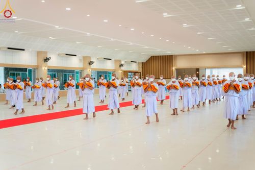 ภาพ No.102143:พิธีบรรพชาธรรมทายาท ในโครงการอุปสมบทหมู่ รุ่นบูชาธรรมมหาปูชนียาจารย์ ณ วัดเขาตะแบก อ.ศรีราชา จ.ชลบุรี วันเสาร์ที่ 9 ธันวาคม พ.ศ. 2566