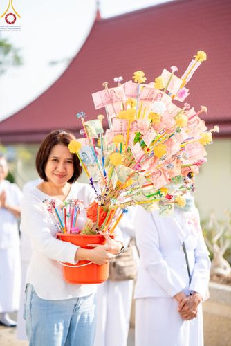 ภาพ No.189693:พิธีทอดผ้าป่าทำนุบำรุงศาสนสถาน ในโครงการธรรมยาตรา กตัญญูบูชา มหาปูชนียาจารย์ พระมงคลเทพมุนี(สด จนฺทสโร) พระผู้ปราบมาร อนุสรณ์สถาน 7 แห่ง ปีที่ 13 ณ วัดใหม่พิบูลย์ผล ต.บางเลน อ.สองพี่น้อง จ.สุพรรณบุรี วันที่ 5 มกราคม พ.ศ. 2568