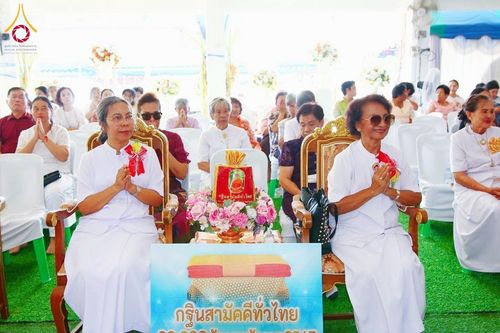 ภาพ No.182491:พิธีทอดกฐิน ณ วัดใหม่ลาดวิถี จ.ประจวบคีรีขันธ์ ในโครงการทอดกฐินสามัคคีทั่วไทย 30,000 วัด บูชาธรรม 80 ปี หลวงพ่อธัมมชโย โดยคณะศิษยานุศิษย์วัดพระธรรมกาย วันที่ 9 พฤศจิกายน พ.ศ. 2567