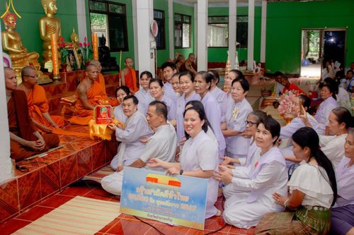 ภาพ No.166115:พิธีทอดกฐิน ณ วัดป่าสามัคคีธรรม จ.อำนาจเจริญ ในโครงการกฐินสามัคคีทั่วไทย 30,000 วัด บูชาธรรม 80 ปี หลวงพ่อธัมมชโย โดยคณะศิษยานุศิษย์วัดพระธรรมกาย วันที่ 20 ตุลาคม พ.ศ. 2567