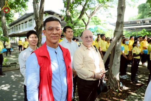 ภาพ No.226693:กิจกรรมจิตอาสาพัฒนา “เราทำความ ดี ด้วยหัวใจ” เนื่องในโอกาสวันพระบาทสมเด็จพระปกเกล้าเจ้าอยู่หัว ณ วัดพระธรรมกาย อ.คลองหลวง จ.ปทุมธานี วันพุธที่ 28 พฤษภาคม พ.ศ. 2568