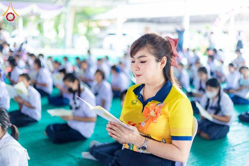 ภาพ No.183890:วันรวมพลังเด็กดี V-Star ผู้นำฟื้นฟูศีลธรรมโลก ครั้งที่ 17 ประจำปี 2567 จังหวัดราชบุรี ในวันที่ 26 พฤศจิกายน พ.ศ. 2567 ณ ศูนย์อบรมเยาวชนผาสุกวนิช อำเภอเมือง จังหวัดราชบุรี