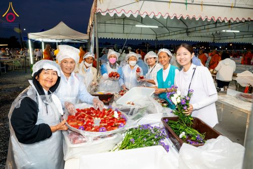 ภาพ No.118839:พิธีถวายภัตตาหารเป็นสังฆทาน แด่คณะพระธรรมยาตรา ปีที่ 12 วันที่ 26 มกราคม พ.ศ. 2567 ณ อนุสรณ์สถานบางปลา จ.นครปฐม