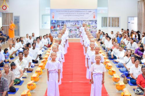 ภาพ No.216463:วันอังคารที่ 8 เม.ย. พ.ศ. 2568 พิธีบรรพชาสามเณร ณ ศูนย์ปฏิบัติธรรมเขาคิชฌกูฏ จันทบุรี