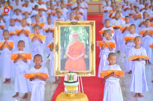 ภาพ No.216806:วันเสาร์ที่ 5 เมษายน พ.ศ. 2568 พิธีบรรพชาสามเณรฟื้นฟูพระพุทธศาสนาทั่วไทย ณ ธุดงคสถานอำนาจเจริญ จ.อำนาจเจริญ