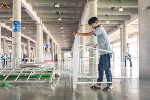 ภาพ No.60493:V.38 ทุ่มพลังเพื่อพ่อครบ 80 ปี ภาพการเตรียมงานของหน่วยงานต่างๆ เพื่อพิธีฉลองอายุวัฒนมงคล 80 ปี หลวงพ่อธัมมชโย และรับถวายมหาสังฆทาน 10,000 กว่าวัดทั่วประเทศ ในวันคุ้มครองโลก วันจันทร์ที่ 22 เมษายน พ.ศ. 2567