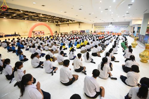 วันรวมพลังเด็กดี ผู้นำฟื้นฟูศีลธรรมโลก จังหวัดสระบุรี ณ ห้างทวีกิจคอมเพล็กซ์  อ.เมือง จ.สระบุรี วันพุธที่ 13 ธันวาคม พ.ศ. 2566