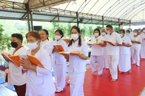 ภาพ No.76848:พิธีทอดผ้าป่าแก้วสำเร็จ เพื่อปูพื้นอาคารอเนกประสงค์ทั้ง 4 หลัง วันอาทิตย์ที่ 26 กุมภาพันธ์ พ.ศ. 2566 ณ ศูนย์ปฏิบัติธรรมนานาชาติเบตง จ.ยะลา