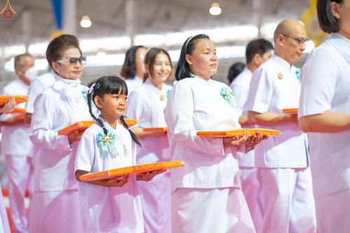 ภาพ No.318447:วันอาทิตย์ต้นเดือนที่ 5 เมษายน พ.ศ.2569 พิธีทอดผ้าป่าสมทบมหาสังฆทาน 40,000 กว่าวัดทั่วประเทศ ณ สภาธรรมกายสากล วัดพระธรรมกาย