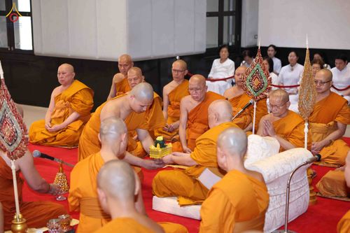 ภาพ No.341880:วันพุธที่ 29 กรกฎาคม พ.ศ. 2569 พิธีอุปสมบทสามเณรประโยค 9 นาคในพระบรมราชานุเคราะห์ ณ โบสถ์พระไตรปิฏก วัดพระธรรมกาย