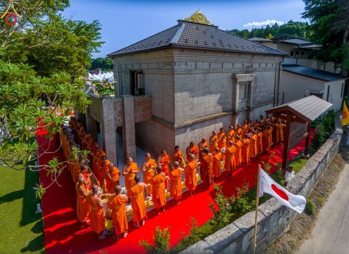 ภาพ No.141741:พิธีประดิษฐานลูกนิมิตมหาสมบัติ  ผูกสีมา สถาปนาอุโบสถ "บูชาธรรม 80 ปี หลวงพ่อธัมมชโย" ณ วัดพระธรรมกายโทชิหงิ ประเทศญี่ปุ่น วันอาทิตย์ที่ 16 มิถุนายน พ.ศ. 2567