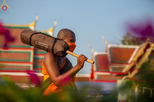 ภาพ No.110498:พิธีต้อนรับพระธรรมยาตรา ในโครงการธรรมยาตรากตัญญูบูชา มหาปูชนียาจารย์ พระมงคลเทพมุนี(สด จนฺทสโร) พระผู้ปราบมาร อนุสรณ์สถาน 7 แห่ง ปีที่ 12 วันที่ 11 มกราคม พ.ศ. 2567 ณ อนุสรณ์สถานลำดับที่ 3 สถานที่เกิดใหม่ในเพศสมณะ วัดสองพี่น้อง จ.สุพรรณบุรี