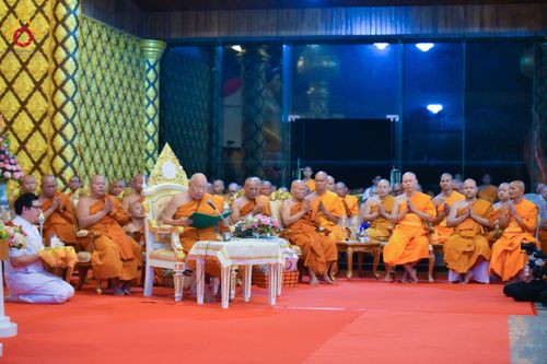 ภาพ No.210775:วันพฤหัสบดีที่ 13 มีนาคม พ.ศ. 2568  สมโภชพระประธานอุโบสถวัดป่าอุบลแก้ว จังหวัดอุบลราชธานี