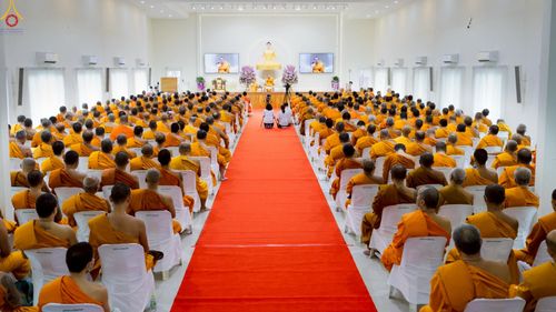 ภาพ No.232923:วันที่ 8  กรกฏาคม พ.ศ. 2568 สัมมนาคณะสงฆ์โซนภาคตะวันตก เพื่อฟื้นฟูพระพุทธศาสนา โครงการทอดกฐิน 30,000 วัดทั่วไทย ประจำปีพุทธศักราช 2568 ณ ศูนย์ปฏิบัติธรรมพระมงคลเทพมุนี อ.สองพี่น้อง จ.สุพรรณบุรี