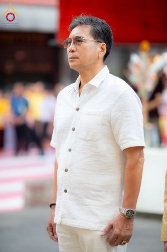 ภาพ No.180268:พิธีทำบุญตักบาตร ข้าวสารอาหารแห้ง แด่คณะสงฆ์ 99 รูป เนื่องในวันพ่อแห่งชาติ ปีที่ 50 ณ ศูนย์การค้าตลาดรังสิต ซ.รังสิต-ปทุมธานี 5 วันที่ 5 ธันวาคม พ.ศ. 2567