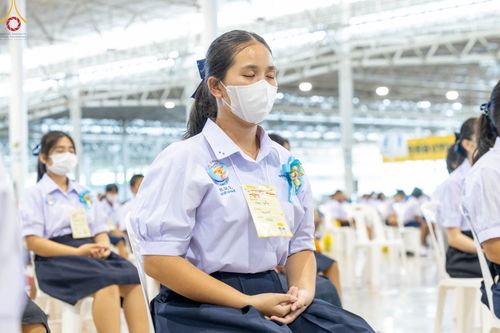 ภาพ No.89638:อบรมเชิงปฏิบัติการจัดกิจกรรมทอดกฐินสัมฤทธิ์ และพิธีมอบผ้าไตรประธานกฐินสัมฤทธิ์เด็กดี V-Star ประจำปีพุทธศักราช 2566  วันเสาร์ที่ 9 กันยายน พ.ศ. 2566 ณ สภาธรรมกายสากล วัดพระธรรมกาย จ.ปทุมธานี