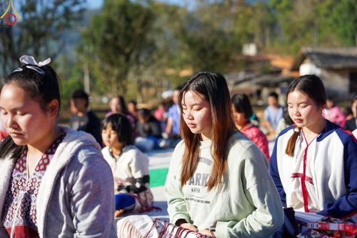 ภาพ No.125217:พิธีตักบาตรเนื่องในวันมาฆบูชา ณ สนามโรงเรียนบ้านนาเกียน  อำเภออมก๋อย จังหวัดเชียงใหม่ วันเสาร์ที่ ๒๔ กุมภาพันธ์ พ.ศ. ๒๕๖๗