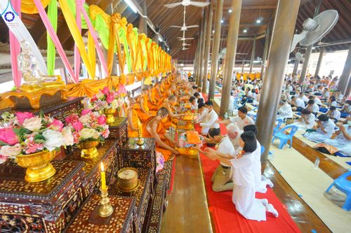 พิธีทอดผ้าป่าทำนุบำรุงศาสนสถาน ณ วัดสรรเพชญ ต.ยายชา อ.สามพราน จ.นครปฐม วันที่ 9 มกราคม พ.ศ. 2567