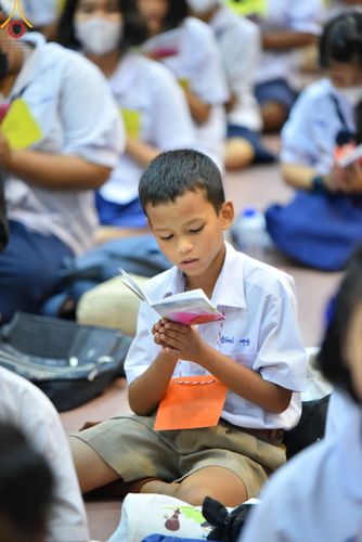 ภาพ No.103950:วันรวมพลังเด็กดี V-star ผู้นำฟื้นฟูศีลธรรมโลก จังหวัดจันทบุรี วันพุธที่ 13 ธันวาคม พ.ศ. 2566 ณ โรงเรียนศรียานุสรณ์จังหวัดจันทบุรี