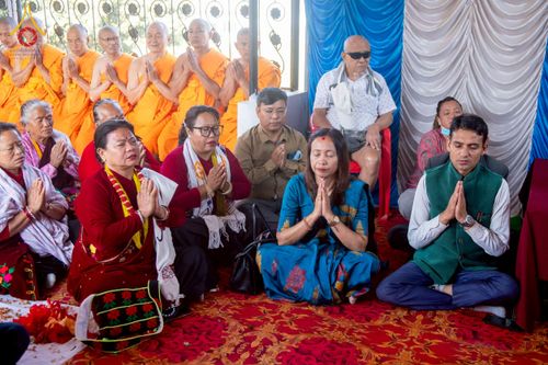 ภาพ No.212881:วันที่ 14 - 15 มีนาคม พ.ศ. 2568 คณะสงฆ์และสามเณรเดินธรรมยาตรา ในโครงการบวชสามเณรเนปาล 500 รูป ไปยังสถานที่รอบมายาเทวีและลุมพินีเกรด ณ ลุมพินี ประเทศเนปาล