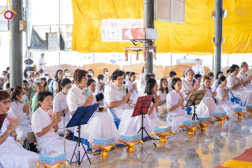 ภาพ No.106551:พิธีทอดผ้าป่าทำนุบำรุงศาสนสถาน ณ วัดใหม่นพรัตน์ ต.เนินมะปราง  อ.สองพี่น้อง จ.สุพรรณบุรี วันที่ 5 มกราคม พ.ศ. 2567