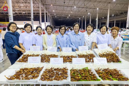 ภาพ No.203175:พิธีถวายภัตตาหารเป็นสังฆทาน แด่พระธรรมยาตรา ณ วัดพระธรรมกาย ตำบลคลองสาม อำเภอคลองหลวง จังหวัดปทุมธานี ในโครงการธรรมยาตรา กตัญญูบูชา มหาปูชนียาจารย์ พระมงคลเทพมุนี(สด จนฺทสโร) พระผู้ปราบมาร อนุสรณ์สถาน 7 แห่ง ปีที่ 13 วันที่ 29 มกราคม พ.ศ. 2568