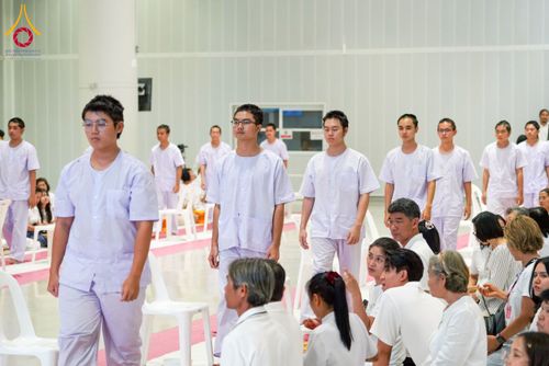 ภาพ No.216585:วันเสาร์ที่ 5 เมษายน พ.ศ. 2568 พิธีปลงผมธรรมทายาท โครงการบรรพชาอุปสมบทหมู่ธรรมทายาทอุดมศึกษารุ่น 52 ณ วัดพระธรรมกาย จ.ปทุมธานี