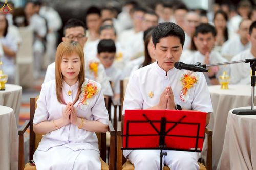 ภาพ No.271458:วันอาทิตย์ที่ 26 ตุลาคม พ.ศ. 2568 พิธีทอดกฐินครบรอบ 30 ปี  วัดพระธรรมกายไทเป และพิธีถวายมหาสังฆทาน 83 รูป  บูชาธรรม 81 ปี หลวงพ่อธัมมชโย