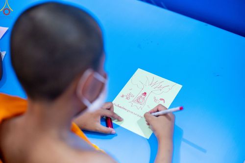 ภาพ No.80639:สามเณรชมนิทรรศการ และสื่อนวัตกรรมพระพุทธศาสนาภาพยนต์ 3 มิติ-จักรวาลนฤมิต ในโครงการบรรพชาสามเณร ฟื้นฟูพระพุทธศาสนาทั่วไทย ประจำปี 2566 ณ วัดพระธรรมกาย จ.ปทุมธานี