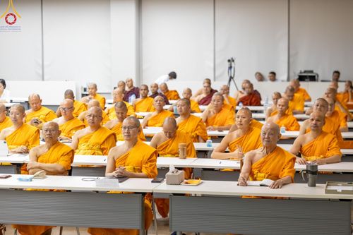 ภาพ No.63403:การสัมมนา World Peace Inner Peace : Lord Buddha 's Social Doctrine to resolve Global Issues ณ อาคาร 100 ปี คุณยายอาจารย์ฯ วัดพระธรรมกาย วันพฤหัสบดี ที่ 25 เมษายน พ.ศ. 2567