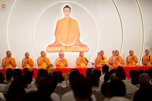 ภาพ No.271426:วันอาทิตย์ที่ 26 ตุลาคม พ.ศ. 2568 พิธีกล่าวสุนทรพจน์รวมสงฆ์ 3 นิกาย  ในวาระครบรอบ 30 ปีวัดพระธรรมกายไทเป