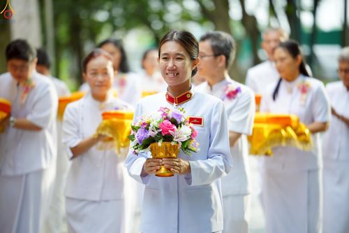 ภาพ No.227341:วันเสาร์ที่ 31 พฤษภาคม พ.ศ. 2568 พิธีเวียนประทักษิณรอบพระอุโบสถ ในพิธีอุปสมบท สามเณรเตรียม DCI รุ่นที่ 22 ณ อุโบสถพระไตรปิฎก วัดพระธรรมกาย