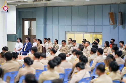 ภาพ No.122958:อำเภอคลองหลวง จัดประชุมกำนัน ผู้ใหญ่บ้าน แพทย์ประจำตำบล ผู้ช่วยผู้ใหญ่บ้าน สารวัตรกำนัน ฯลฯ ประจำเดือนกุมภาพันธ์ พ.ศ. 2567 ณ วัดพระธรรมกาย