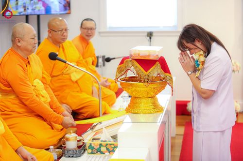 ภาพ No.98136:พิธีทอดกฐินสมปรารถนา วัดพระธรรมกายบอสตัน รัฐแมสซาชูเสตส์ ประเทศสหรัฐอเมริกา วันที่ 19 พฤศจิกายน พ.ศ. 2566