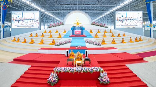 ภาพ No.85483:พิธีมุทิตาสักการะ พระราชาคณะ และพระครูสัญญาบัตร วันอาทิตย์ที่ 30 กรกฎาคม พ.ศ. 2566  ณ สภาธรรมกายสากล วัดพระธรรมกาย