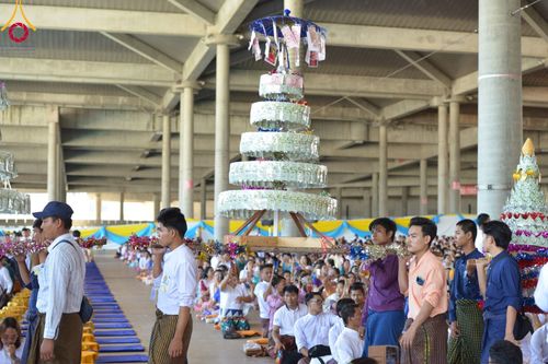 ภาพ No.100020:พิธีทอดผ้าป่า เมียนมาร์ และพิธีสวดธรรมจักร ครั้งที่ 5 ประจำปี พ.ศ. 2566 วันอาทิตย์ที่ 3 ธันวาคม พ.ศ. 2566