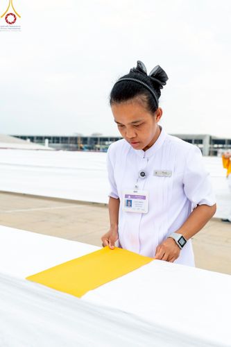 ภาพ No.218361:วันที่ 14-15 เมษายน พ.ศ. 2568 การเตรียมงานเครื่องเสียง , การเตรียมงานติดผ้ารับประเคน , การเตรียมงานเครื่องนอนพระสังฆาธิการ , การเตรียมงานจุดนั่งสาธุชน , การเตรียมงานถุงน้ำถ่วงน้ำหนักโต๊ะ , การเตรียมงานภาชนะฉันภัตตาหาร เพื่องานวันคุ้มครองโลก 22 เมษายน พ.ศ