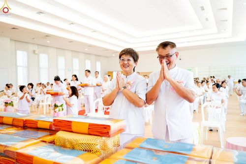 ภาพ No.254237:วันที่ 12 ตุลาคม พ.ศ. 2568 พิธีทอดกฐินสามัคคีวัดพระธรรมกายสิงคโปร์  新加坡法身寺功德衣法会 Dhammakaya Centre Singapore Kathina Ceremony  