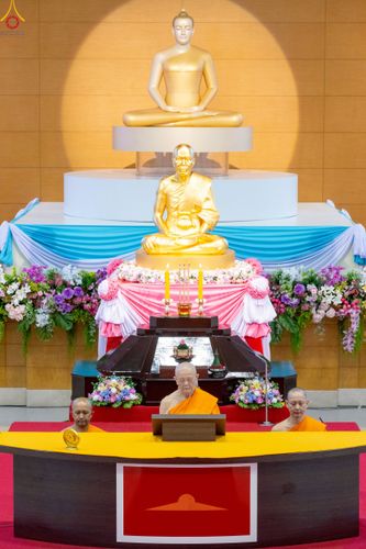 ภาพ No.243587:วันอาทิตย์ที่ 7 กันยายน พ.ศ. 2568 พิธีบูชาครูผู้ค้นพบวิชชาธรรมกาย , พิธีบูชาข้าวพระ ณ สภาธรรมกายสากล วัดพระธรรมกาย