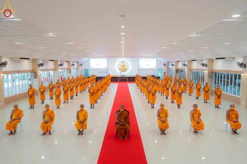 ภาพ No.102151:พิธีบรรพชาธรรมทายาท ในโครงการอุปสมบทหมู่ รุ่นบูชาธรรมมหาปูชนียาจารย์ ณ วัดเขาตะแบก อ.ศรีราชา จ.ชลบุรี วันเสาร์ที่ 9 ธันวาคม พ.ศ. 2566