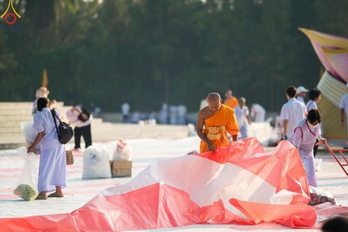 ภาพ No.113385:V.12 พลังหมู่ การเตรียมงาน เก็บงาน การรับบุญของเจ้าหน้าที่หน่วยงานต่างๆ เพื่อโครงการธรรมยาตรา ปีที่ 12 ระหว่างวันที่ 2 - 31 มกราคม พ.ศ. 2567